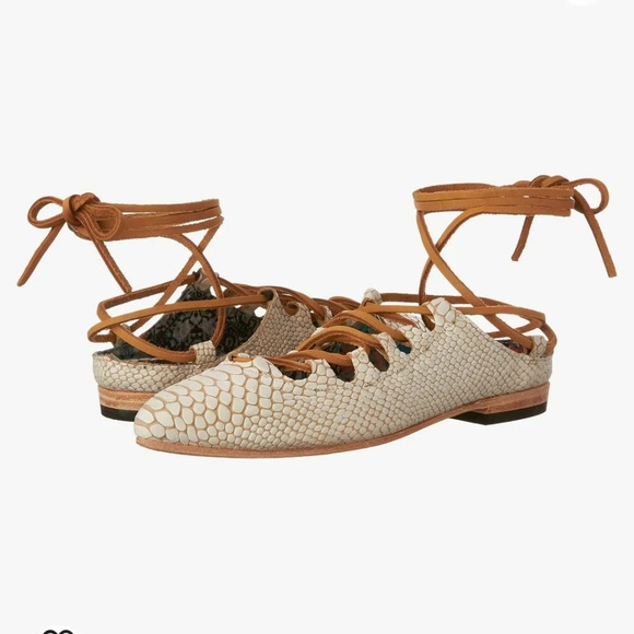 Free Bird Enya Laced Leather Mule Size 7 - Picture 1 of 10